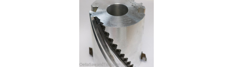 NAP-GLADU Preowned Sidewinder Insert Head Moulder 1-13/16 Bore true helical design.